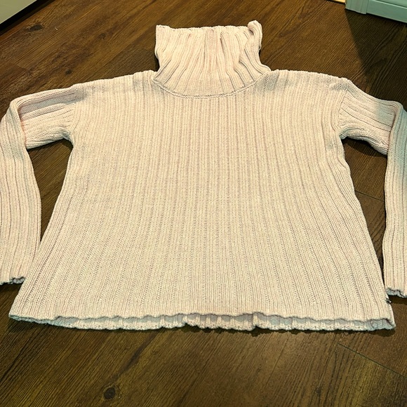 Pink Guess Cowl Neck Sweater Sz XL - Picture 1 of 4